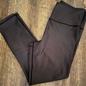 ZYIA Black Leggings (looks like leather) - Size 8-10